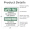 Signmission Safety Culture Sign, 3.5 in Width, Vinyl Decal, Rectangle, Bilingual OS-2PACK-SF-D-35-L-10831 - alternate 4